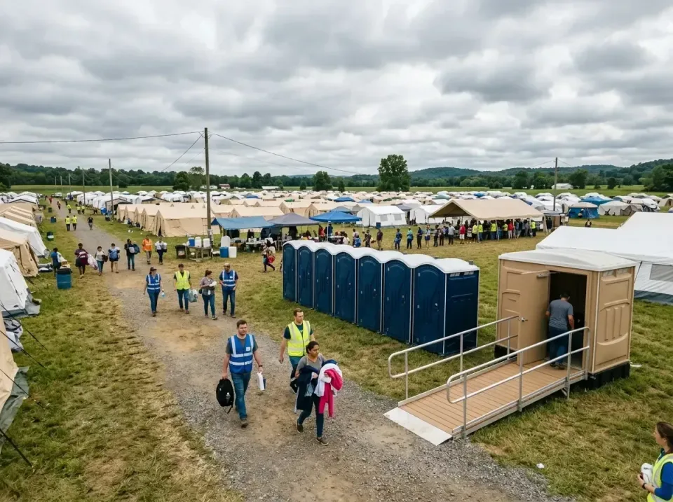 disaster-relief-camp-restrooms-010 — frequently asked questions, Dumpster & Portable Bathrooms Rental in Coral Hills, MD